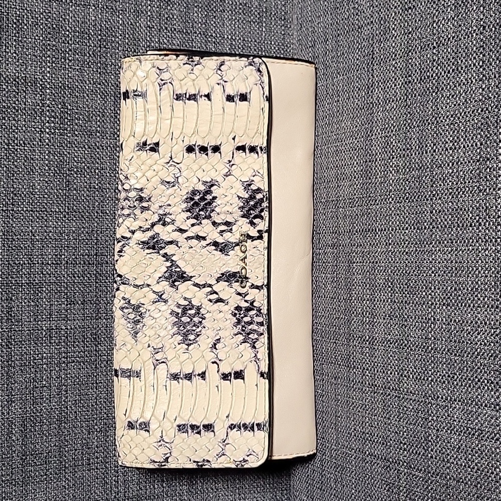 Coach Python Snakeskin Wallet